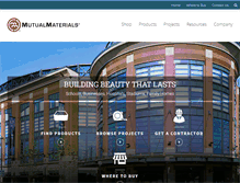 Tablet Screenshot of mutualmaterials.com